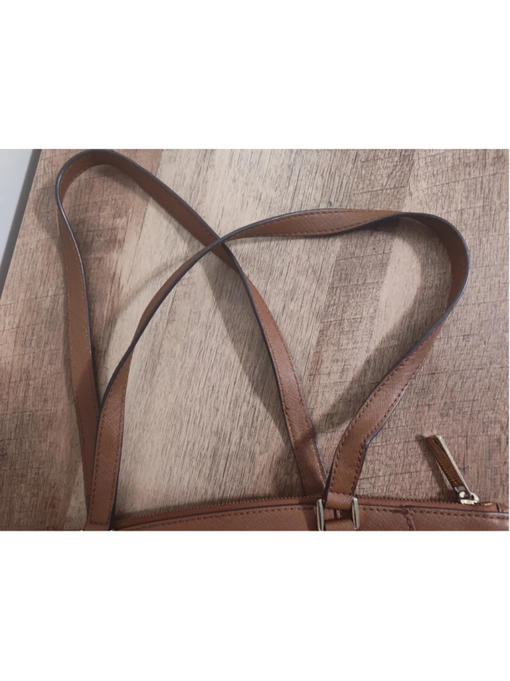 Women's Michael Kors Brown Gold Tote Bag One Size